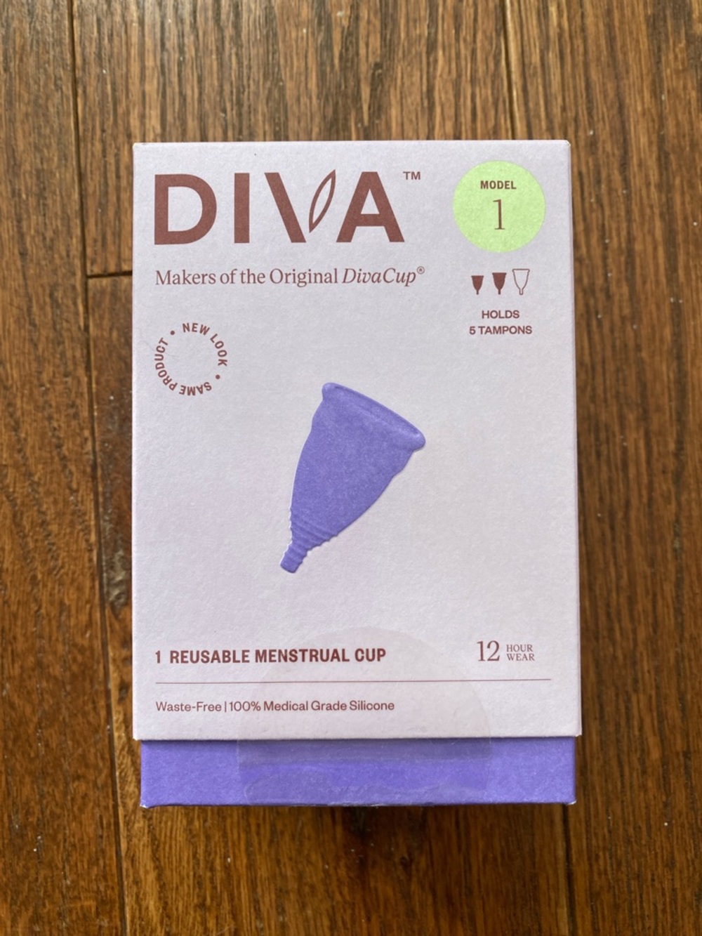 Diva cup model 1 menstrual cup medical grade silicone
